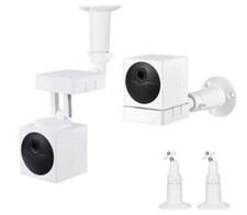 Wasserstein Adjustable Security Metal Wall Mount for Wyze Cam Outdoor 2-Pack