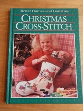 Better Homes and Gardens Christmas Cross Stitch Hardcover 1987