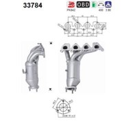 AS Katalysator FüR VW Golf V 1K1 1.4 16V Polo 9N_ 5M1 521 Seat Ibiza IV 6J5