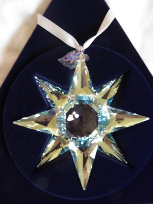 Neu Swarovski Big Christmas Snowflake Ornament 25th Anniversary 2020 5504083 MIB