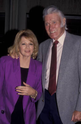 Angie Dickinson Chuck Connors at 20th Anniversary Party for P- 1992 Old Photo 1