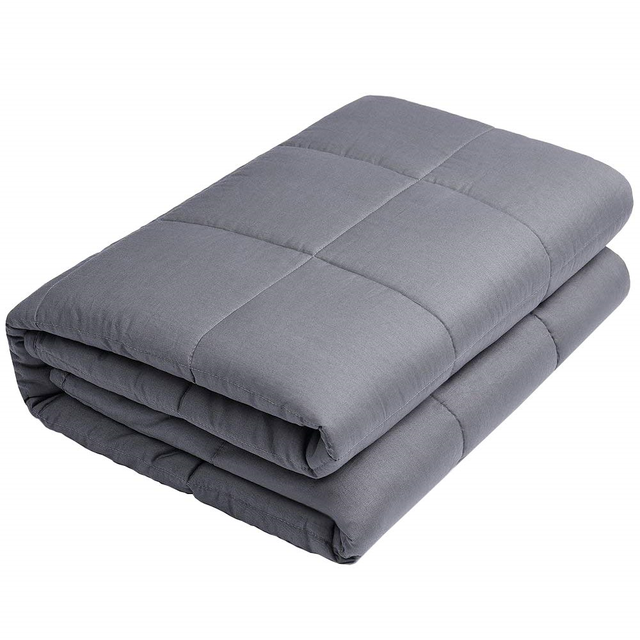 BUZIO Weighted Blanket 15 lbs for 140-180 lbs Persons Heavy Blanket for