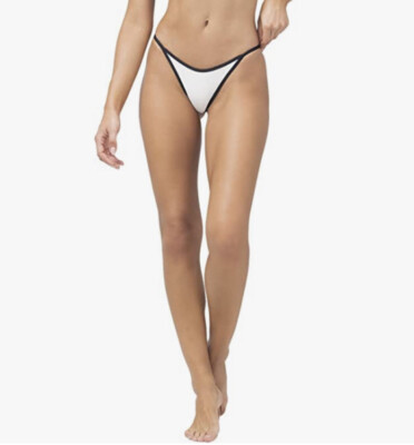 NWT L*Space Color-Block Tommy Bottoms Bitsy Cream/Black Size L