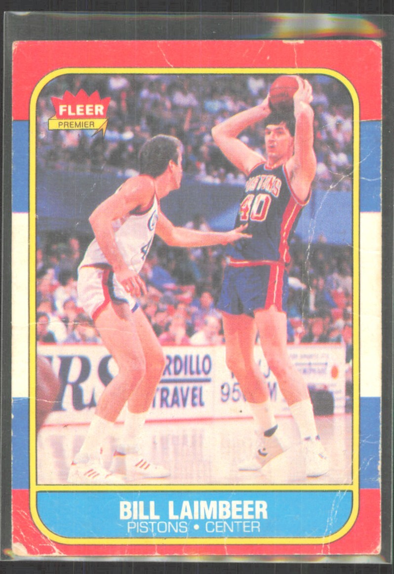 1986-87 Fleer Bill Laimbeer #61