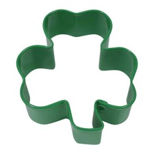 Green Shamrock 3" Steel Cookie Cutter R M St Patrick's Day