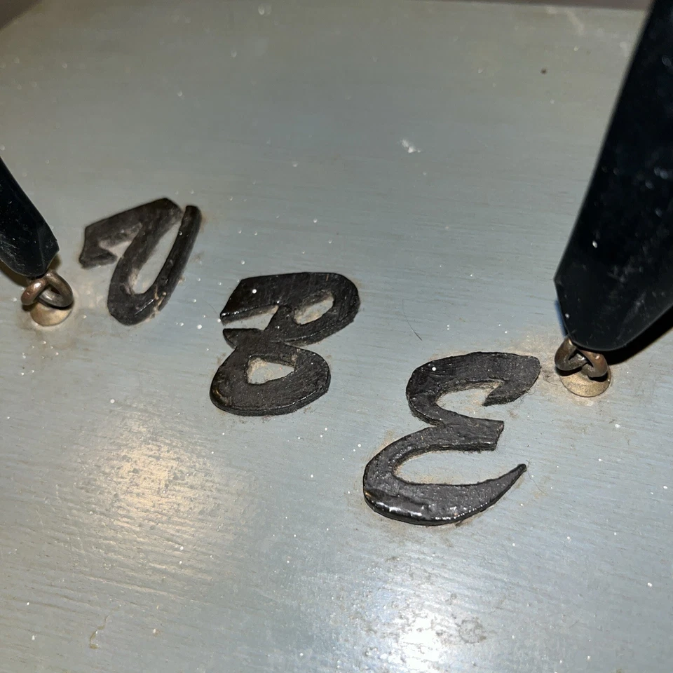 Cartera caja de madera 3D pintada a mano vintage escena de ciudad, mango de bacalita forro dorado Foto 3 de 4