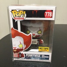 Funko Pop! Movies It Pennywise with Skateboard 778 In Protector