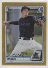 2020 Bowman Draft Chrome Gold Refractor 45/50 Kyle Nicolas #BD-64 s3g