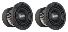 (2) Subwoofers para automóvil Sundown Audio U-6.5 V.1 D4 6.5" 500w RMS DVC 4-Ohm subs para automóvil