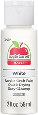 Acrylic Paint in Assorted Colors 2 Ounce , 20503 White