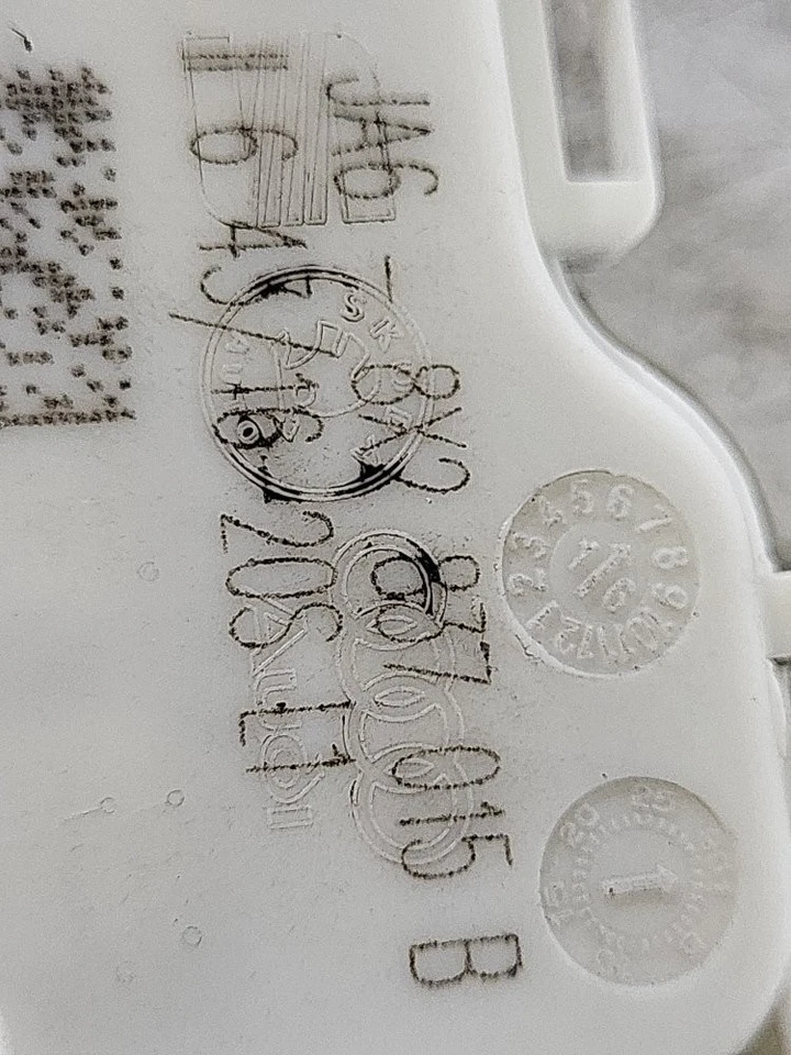 Mecanismo de bloqueo de puerta Audi A1 Sportback 5 puertas 15-2018 (pasajero delantero 8X2837015B P53 Foto 4 de 4