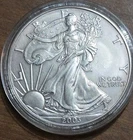 2003 $1 AMERICAN SILVER EAGLE, 1 OZ .999 - GEM BRILLIANT UNCIRCULATED!