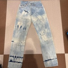Made in USA Levi's 501 Tie Dye Denim W28 L32