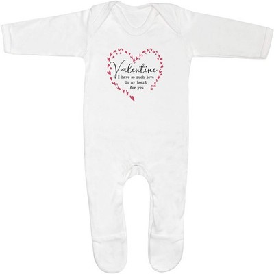 ''So Much Love In My Heart'' Baby Strampler Overalls / Schlafanzüge (SS060252)