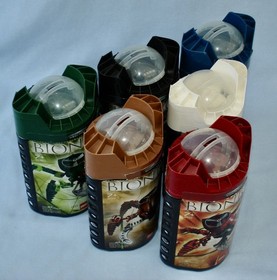 Lego Bionicle VISORAK (8742 ~ 8747) Makuta Rahi Spiders in Canisters + Manuals