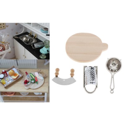 1/12 Puppenhaus Miniatur Geschirr Spielset Kit Kinder Spielzeug Esszimmer Zubehör,