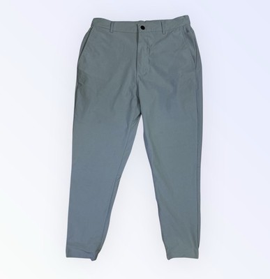 X Cuts Pants Mens Large Gray Joggers Business Casual Athletic Stretch 30x26.5