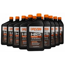 Driven Racing Oil 03807 HR5 Conventional 10W40 Motor Oil, 12 Quarts