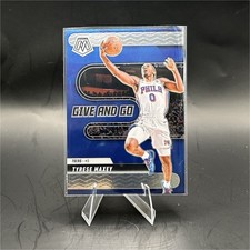24-25 Panini Mosaic Give and Go Insert Tyrese Maxey #12 Philadelphia 76ers