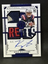 2025 National Treasures Kyle Williams RC Triple Patch Auto d#3/5 Nasty Patches