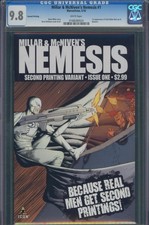 Nemesis 1 CGC 9.8 2nd Print 1st Appearance Marvel/Icon 2010 Coming to Netflix WP