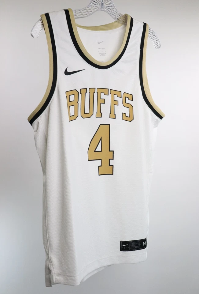Men's Nike Dri-Fit #4 White Colorado Buffaloes Replica Basketball Jersey NWT - Image 2 of 4