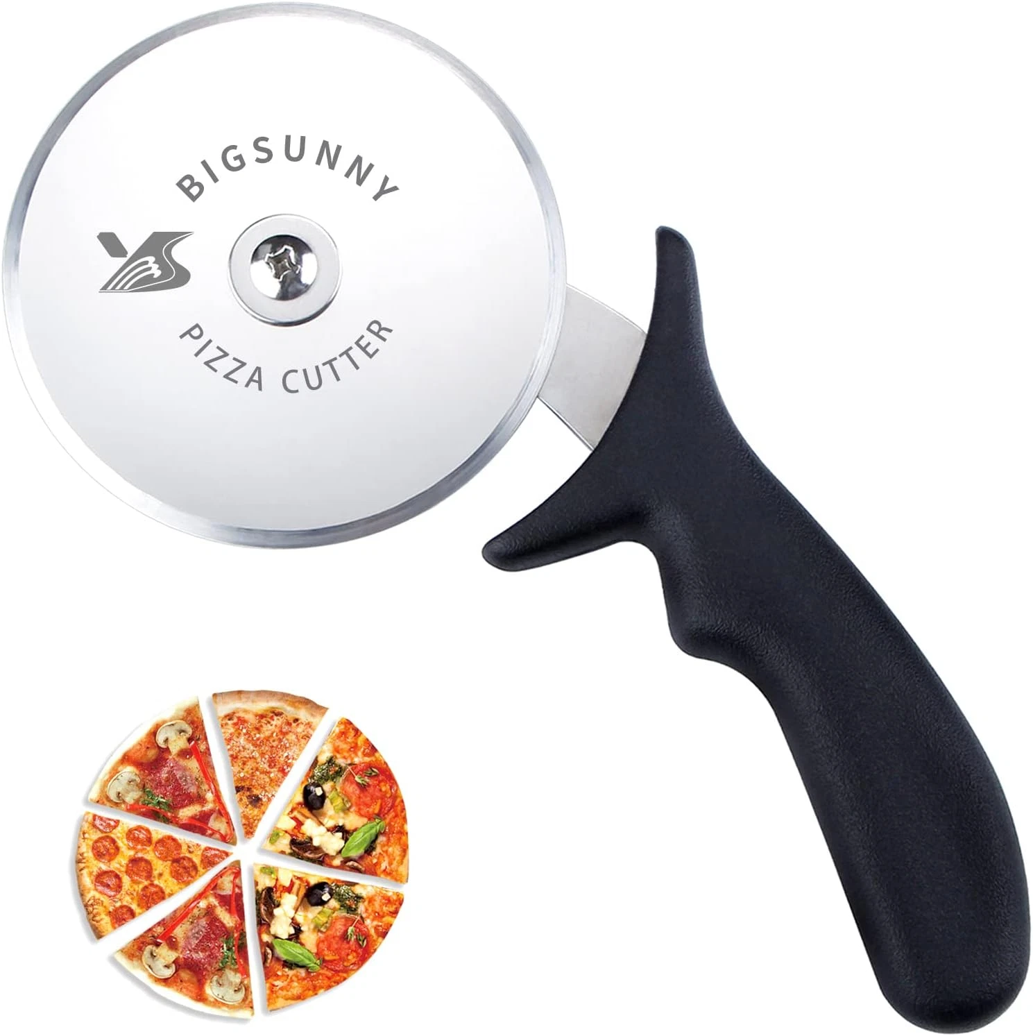Pro Pizza Cutter, Stainless Steel Pizza Cutter Wheel, with Super Sharp Pizza Sli
Opens in a new wind