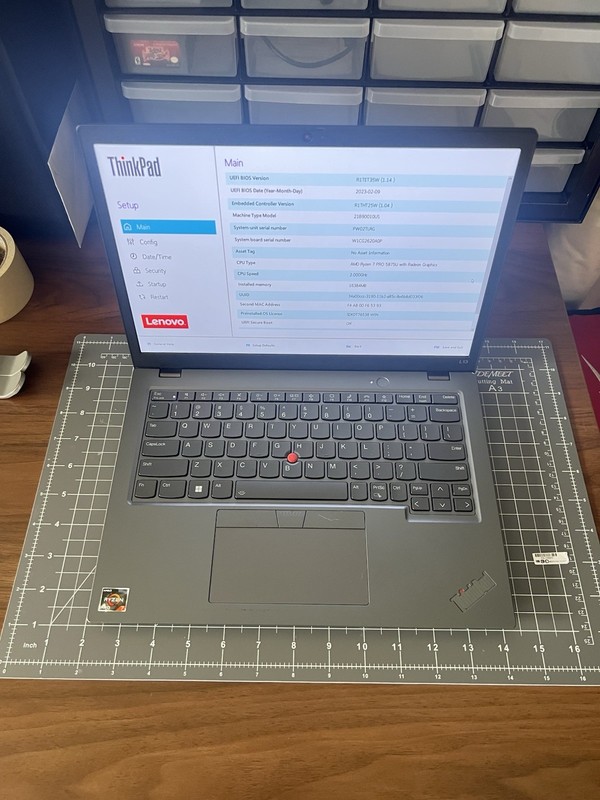 Lenovo ThinkPad L13 Gen 3 Ryzen 7 Pro 5875U 16GB RAM 256GB SSD NO OS - REFERBED