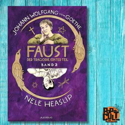 Faust I Band 2 Graphic Novel | Hardcover Goldprägung | Jaja Verlag | Goethe