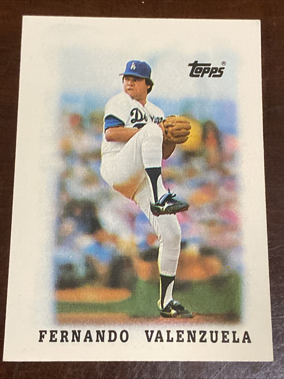 1988 Topps Major League Leaders Minis Fernando Valenzuela #54 Dodgers