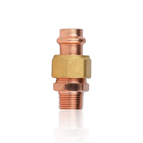 1 PCS 3/4 Inch Copper Press x 3/4 Inch Male Adapter Union Pipe Connector