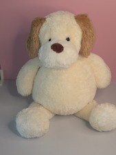Large Kellytoy Plush Dog Stuffed Animal Tan Brown Yellow 23"