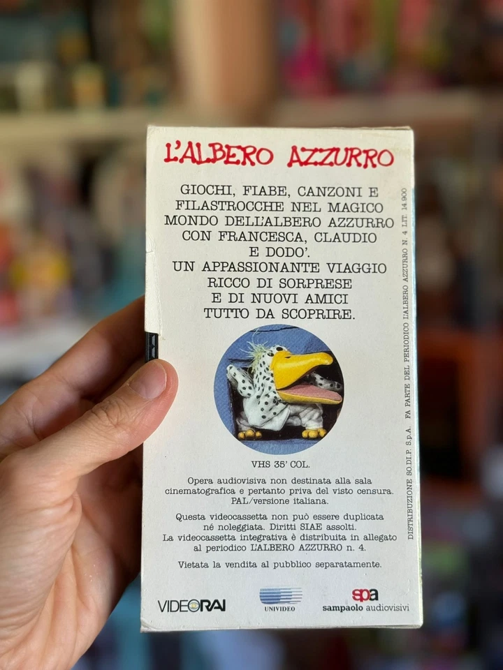 L'ALBERO AZZURRO N.4 "Uno Scherzo Tira L'Altro"  - VIDEORAI SPA Sampaolo - VHS - Immagine 2 di 4