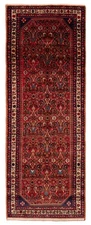 3'8" x 9'6" Vintage Hand-knotted Runner Rug Traditional Oriental Wool Carpet