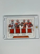 2018 National Treasures MEM Gallman, Cain, Watson, Williams 43/99 /99