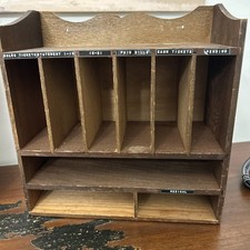 Vintage | Wooden Desktop Organizer |Drawer | ...