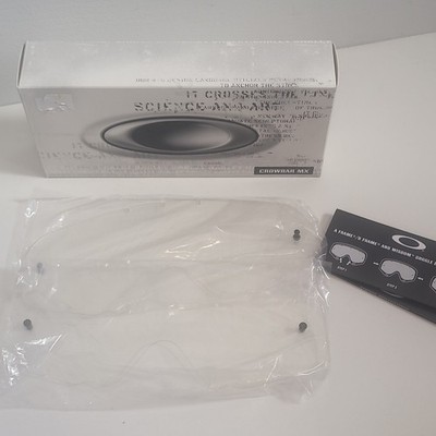 NOS Oakley Crowbar MX Anti-Fog Clear Replacement Lenses 2 Pack Vintage Motocross