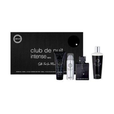 ARMAF CDN INTENSE 4 PIECES GIFSET FOR MEN - EDT+BODY SPR+SHOWER GEL+SHAMPOO