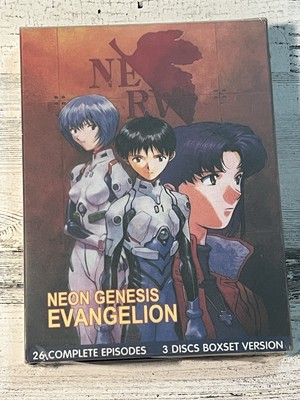Neon Genesis Evangelion 26 Complete Episodes 3 Disc DVD New Sealed