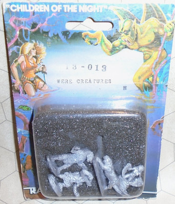 Ral Partha, Children of the Night: Were Creatures NIB Metal Miniatures D&D