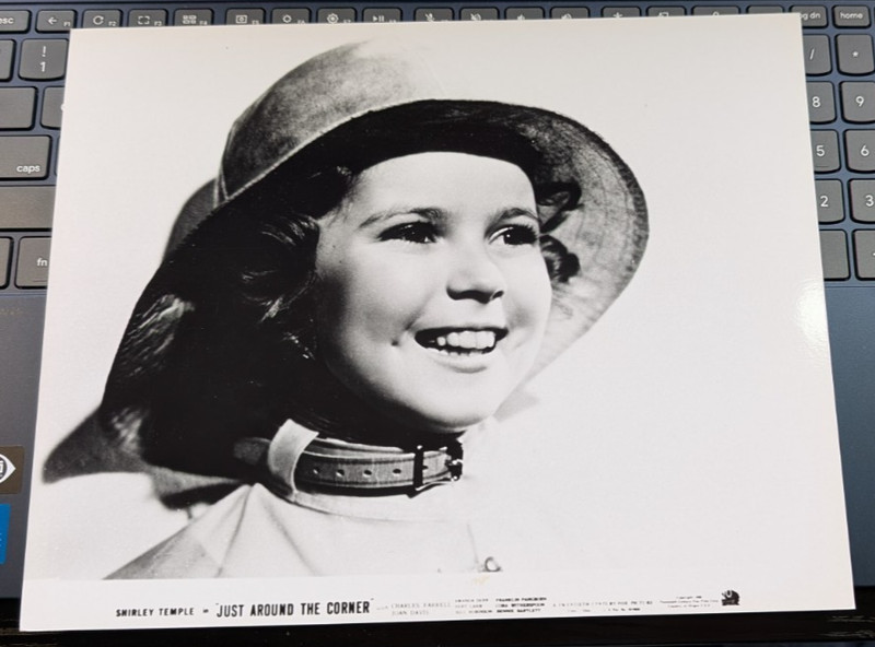 1938 8x10 Movie Glossy-"Just Around the Corner"- SHIRLEY TEMPLE
