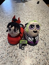 Beetlejuice Women  s Slippers Sz 5-6 - Ground Up - Beetlejuice Lydia Deetz NWT