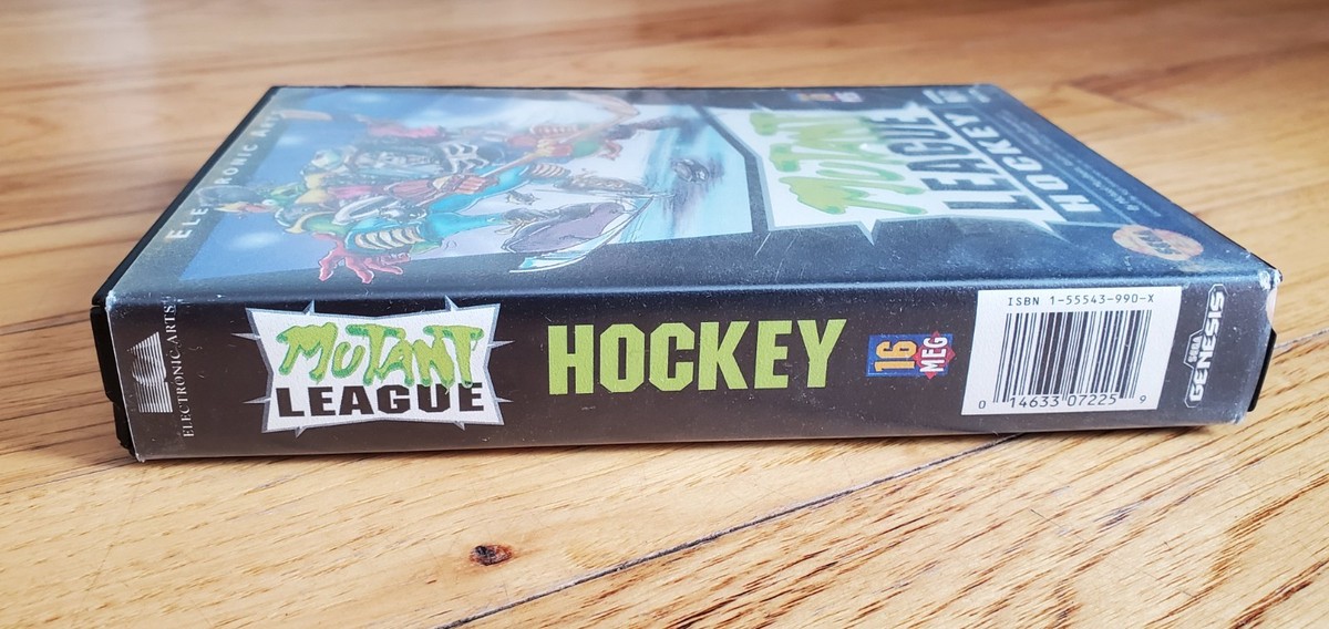Mutant League Hockey Sega Genesis Video Game Complete w Box Manual