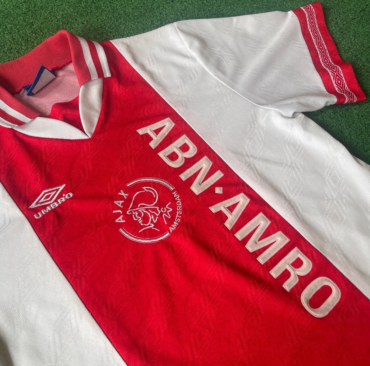 Vintage Umbro Ajax Amsterdam 1994/95 Home Football Kit (L