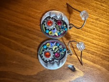 celestial earrings moon