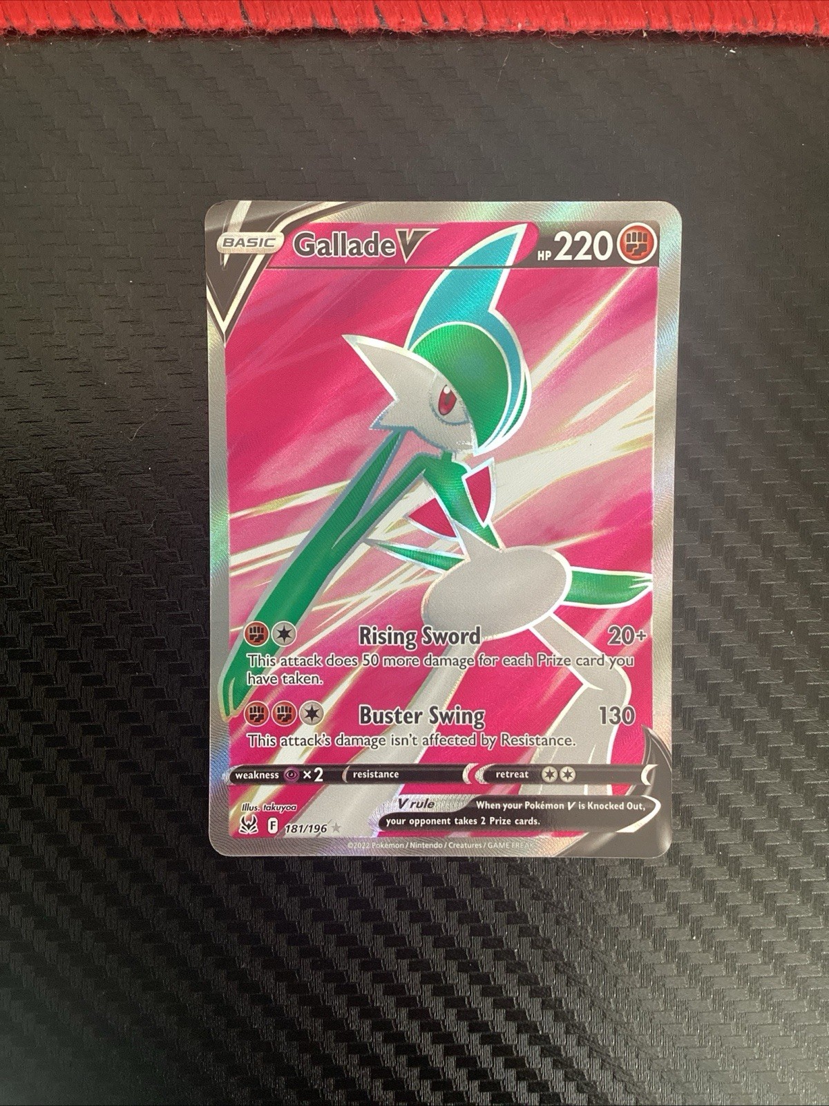 Gallade V (Full Art) Ultra Rare SWSH11: Lost Origin 181/196 NM