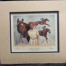 Timeless Moments.  Secretariat With Owner.