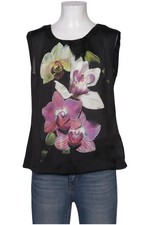 Comma Bluse Damen Oberteil Hemd Hemdbluse Gr. EU 38 Schwarz #06e620l