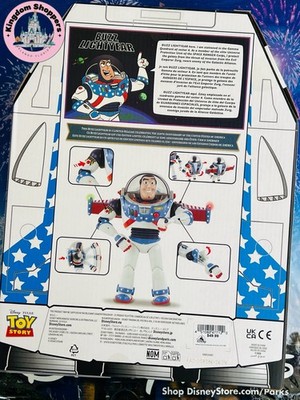 I*A様 TOY STORY Buzz Lightyear 星条旗 Ver． Toy Story 30th Anniversary LifeSize Talking Figure Buzz Lightyear