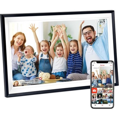 WiFi Digitaler Bilderrahmen HD IPS Digital Photo Frame 32GB Foto Videos Rahmen